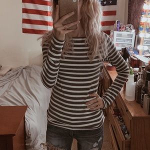 Striped long sleeve